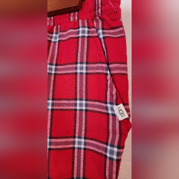 UGG Red Plaid Men's Flynn Pants Sz Large NWT - Picture 2 of 9